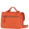Ashwood Leather Twist Lock Large Satchel - Orange Y-63