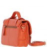 Ashwood Leather Twist Lock Large Satchel - Orange Y-63