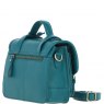 Ashwood Leather Twist Lock Large Satchel - Green Y-63