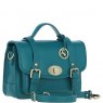 Ashwood Leather Ashwood Leather Twist Lock Large Satchel - Green Y-63