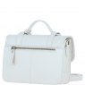 Ashwood Leather Twist Lock Large Satchel - White Y-63