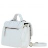 Ashwood Leather Twist Lock Large Satchel - White Y-63