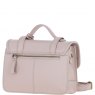 Ashwood Leather Twist Lock Large Satchel - Beige Y-63