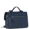 Ashwood Leather Twist Lock Large Satchel - Navy Y-63