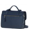 Ashwood Leather Twist Lock Large Satchel - Navy Y-63