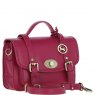 Ashwood Leather Ashwood Leather Twist Lock Large Satchel - Raspberry Y-63