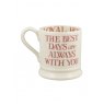 Emma Bridgewater Pink Toast My Brilliant Friend 1/2 Pint Mug