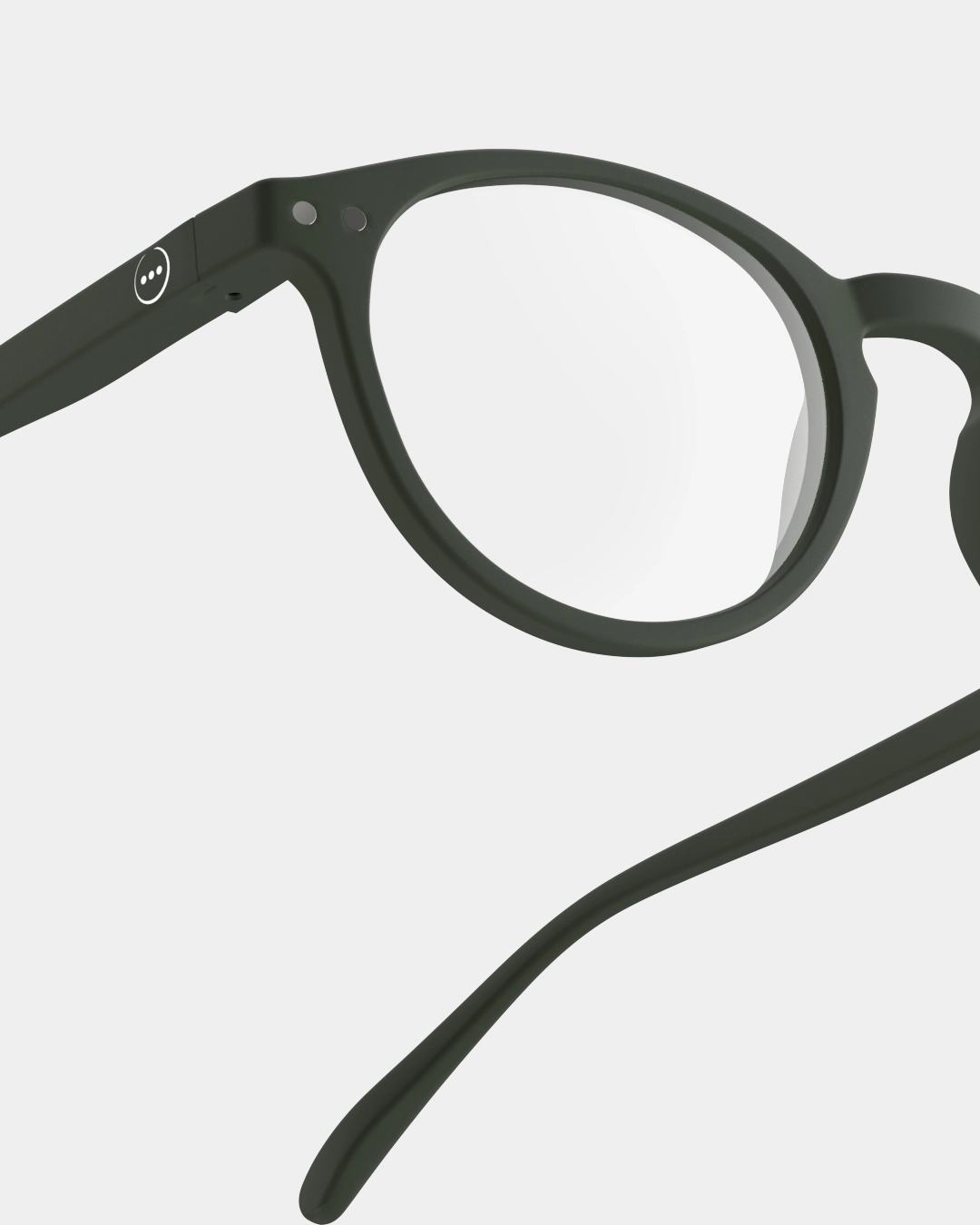 IZIPIZI #A Khaki Green Reading Glasses