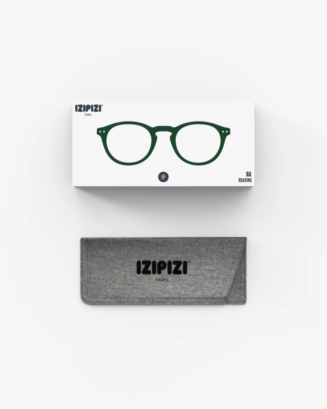 IZIPIZI #A Khaki Green Reading Glasses