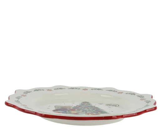 Bear & Christmas Tree Dinner Plate
