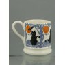 Emma Bridgewater The Wise Witches Black Cats 1/2 Pint Mug