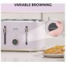 Breville Obliq 4 Slice Toaster - Lilac & Gold