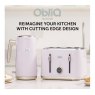 Breville Obliq 4 Slice Toaster - Lilac & Gold