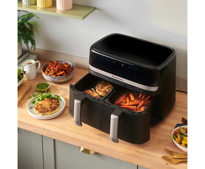 Russell Hobbs Satisfry Dual Basket Air Fryer 9L