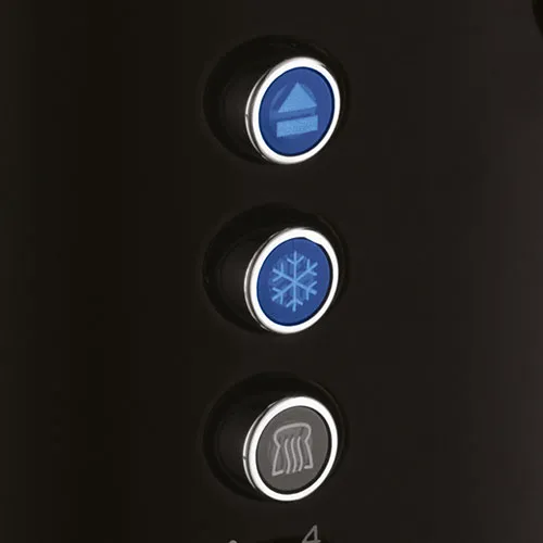 Russell Hobbs Stylevia Black 4 Slice Toaster