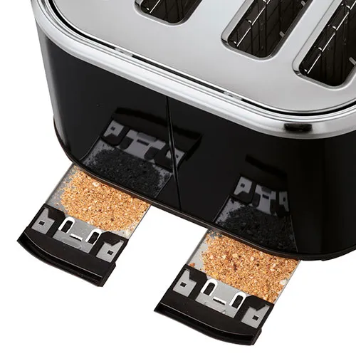 Russell Hobbs Russell Hobbs Stylevia Black 4 Slice Toaster