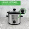 Hamilton Beach The Mighty Mini 1.8L Slow Cooker - Silver