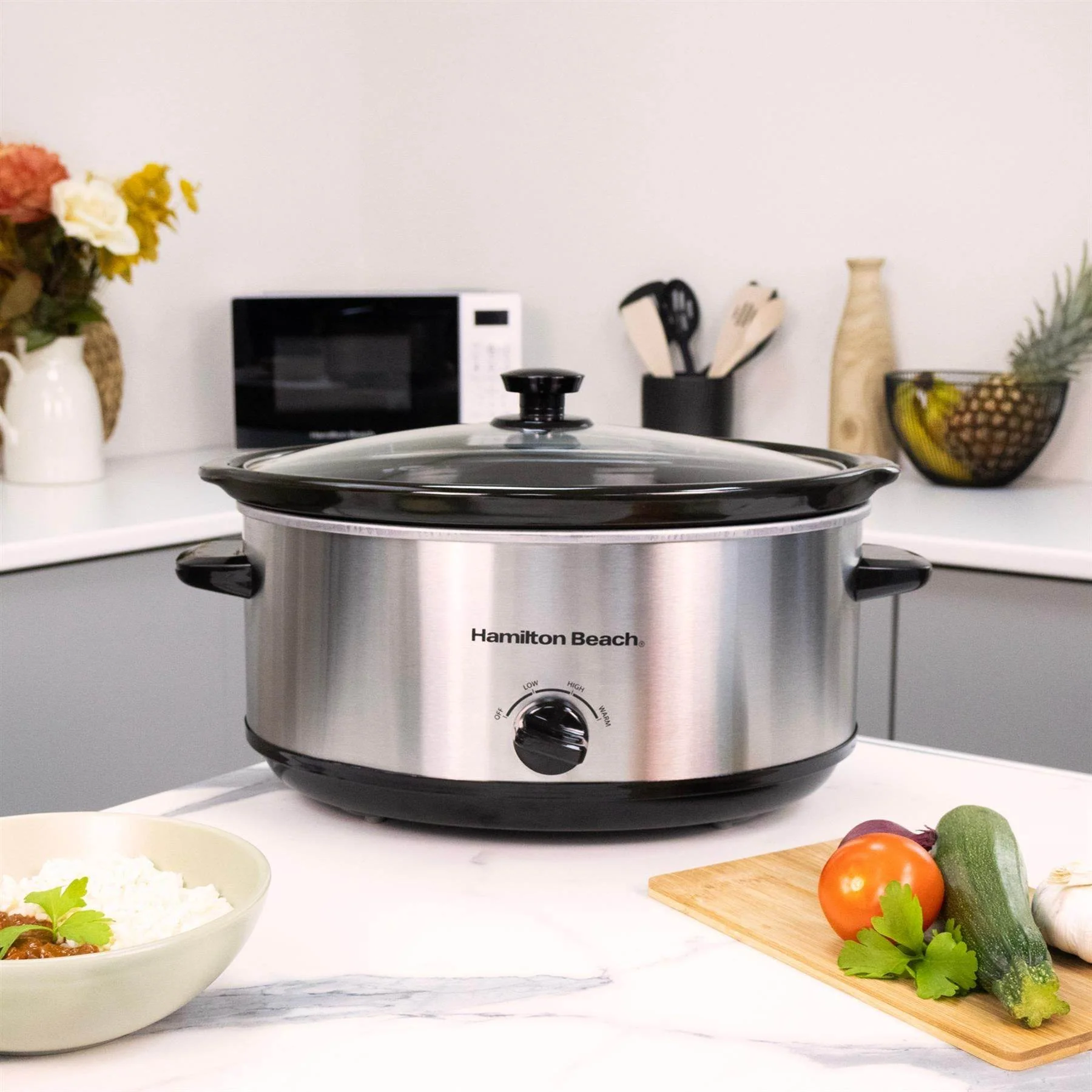 Hamilton Beach Hamilton Beach The Family Favourite 6.5L Slow Cooker - Silver