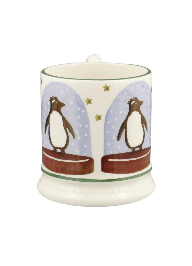 Emma Bridgewater Emma Bridgewater Penguin Snow Globe 1/2 Pint Mug