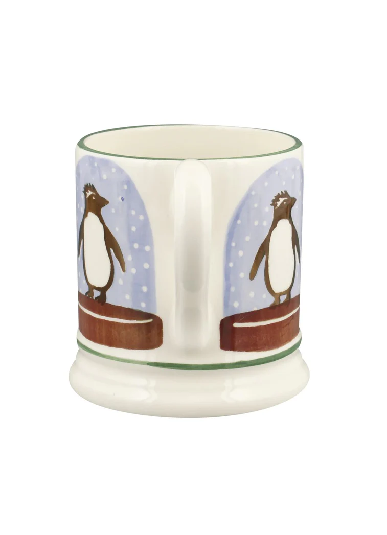 Emma Bridgewater Emma Bridgewater Penguin Snow Globe 1/2 Pint Mug