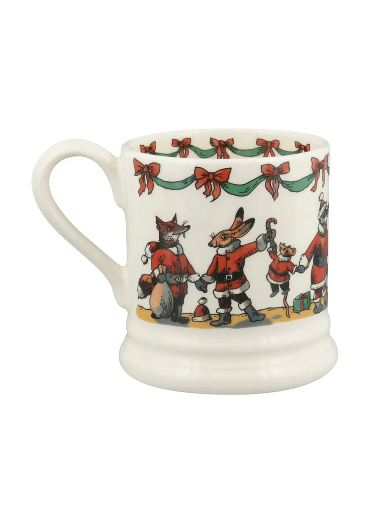 Emma Bridgewater Emma Bridgewater Woodland Santa 1/2 Pint Mug