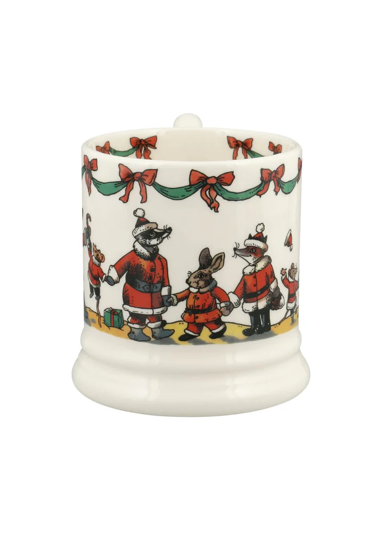 Emma Bridgewater Emma Bridgewater Woodland Santa 1/2 Pint Mug