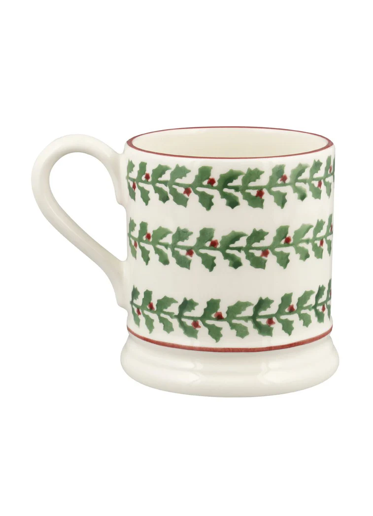 Emma Bridgewater Tiny Holly 1/2 Pint Mug