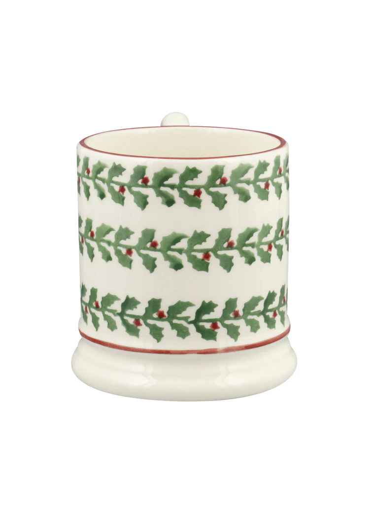 Emma Bridgewater Tiny Holly 1/2 Pint Mug