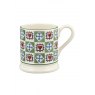 Emma Bridgewater Christmas Quilt Set Of 2 1/2 Pint Mugs Boxed