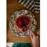 Emma Bridgewater Emma Bridgewater Candy Canes Medium Dinner Plate 8.5 Inch