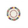 Emma Bridgewater Christmas Crackers Medium Dinner Plate 8.5 Inch