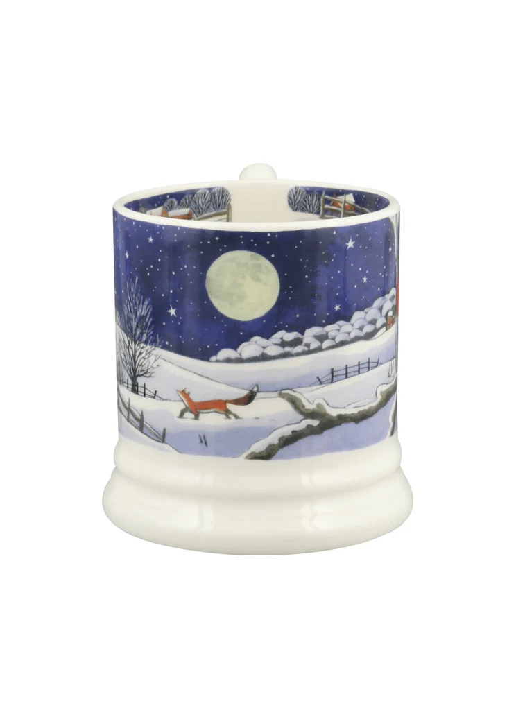 Emma Bridgewater Emma Bridgewater Midnight Robin 1/2 Pint Mug