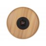 Karlsson Wall Clock Pure Wood Grain Medium - Black