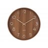 Karlsson Wall Clock Pure Large - Dark Wood