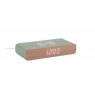 Karlsson Alarm Clock Retro Flat LED - Jungle Green