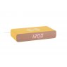 Karlsson Alarm Clock Retro Flat LED - Bright Yellow