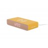 Karlsson Alarm Clock Retro Flat LED - Bright Yellow
