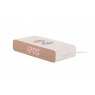 Karlsson Alarm Clock Retro Flat LED - White