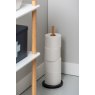 Present Time Toilet Roll Holder Clean - Black