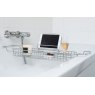 Present Time Bath Tub Caddy - Chrome