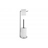 Present Time Toilet Roll Holder Wired Black