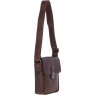 Ashwood Leather Medium Buckle Crossbody Bag - Brown S-61