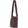 Ashwood Leather Men's Zip Crossbody Bag - Brown S-62