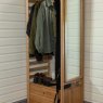 GUEST Hanging Mirror (for matching open wardrobe) Oiled Oak
