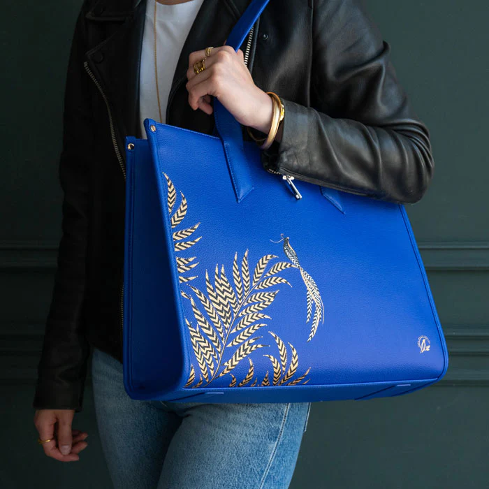 Sara Miller Boxed Tote - Botanic Blue