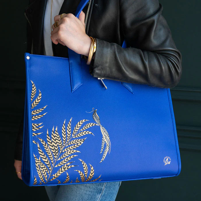 Sara Miller Boxed Tote - Botanic Blue