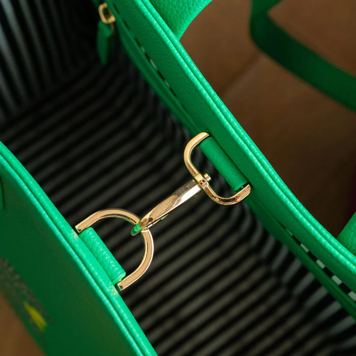 Sara Miller Boxed Tote - Green Botanic