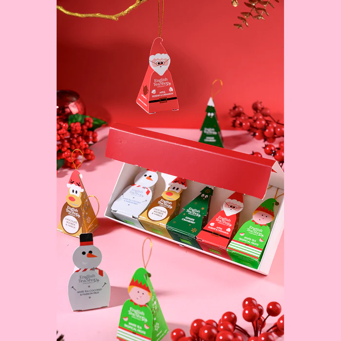 English Tea Shop Christmas Characters Gift Pack - 10 Pyramids