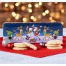 Grandma Wild's Grandma Wild's Embossed Santa's Starry Night Tin Clotted Cream Shortbread 150g