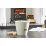 Inglenook Premium Cream Ash Bucket with Lid